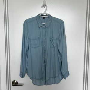 Light blue button down